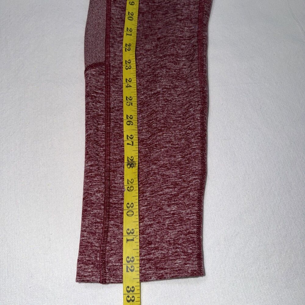 Pink Victoria's Secret Cozy Leggings High Rise Womens Medium Burgandi - Picture 6 of 11